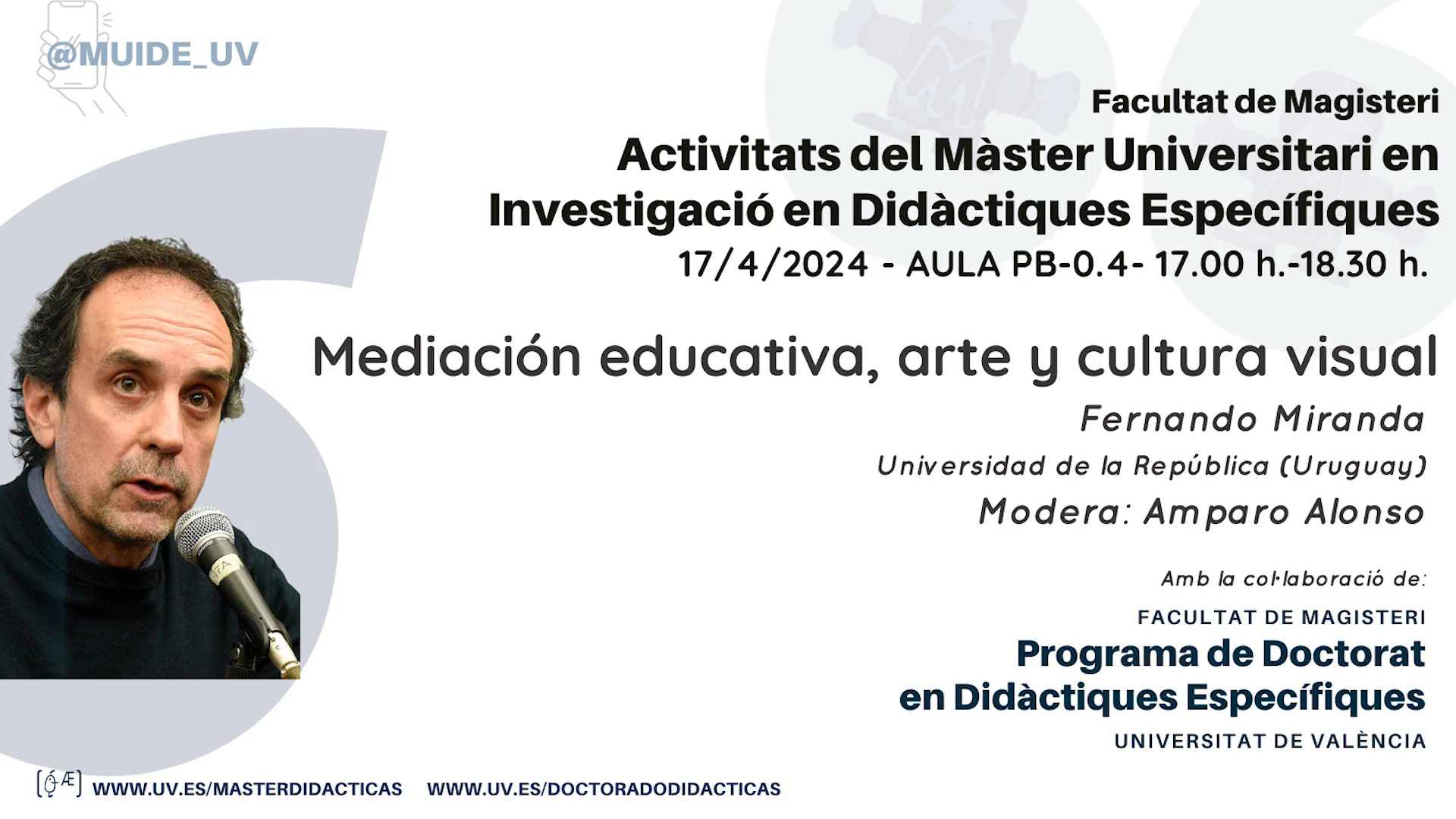 Mediación educativa, arte y cultura visual