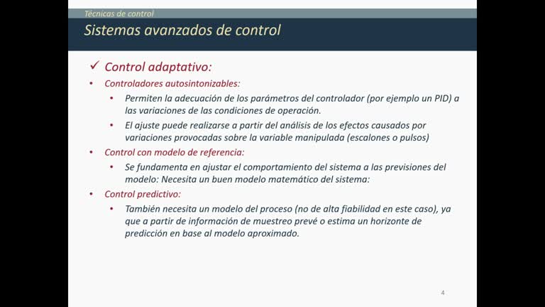 3a_3 Técnicas de control: sistemas avanzados de control