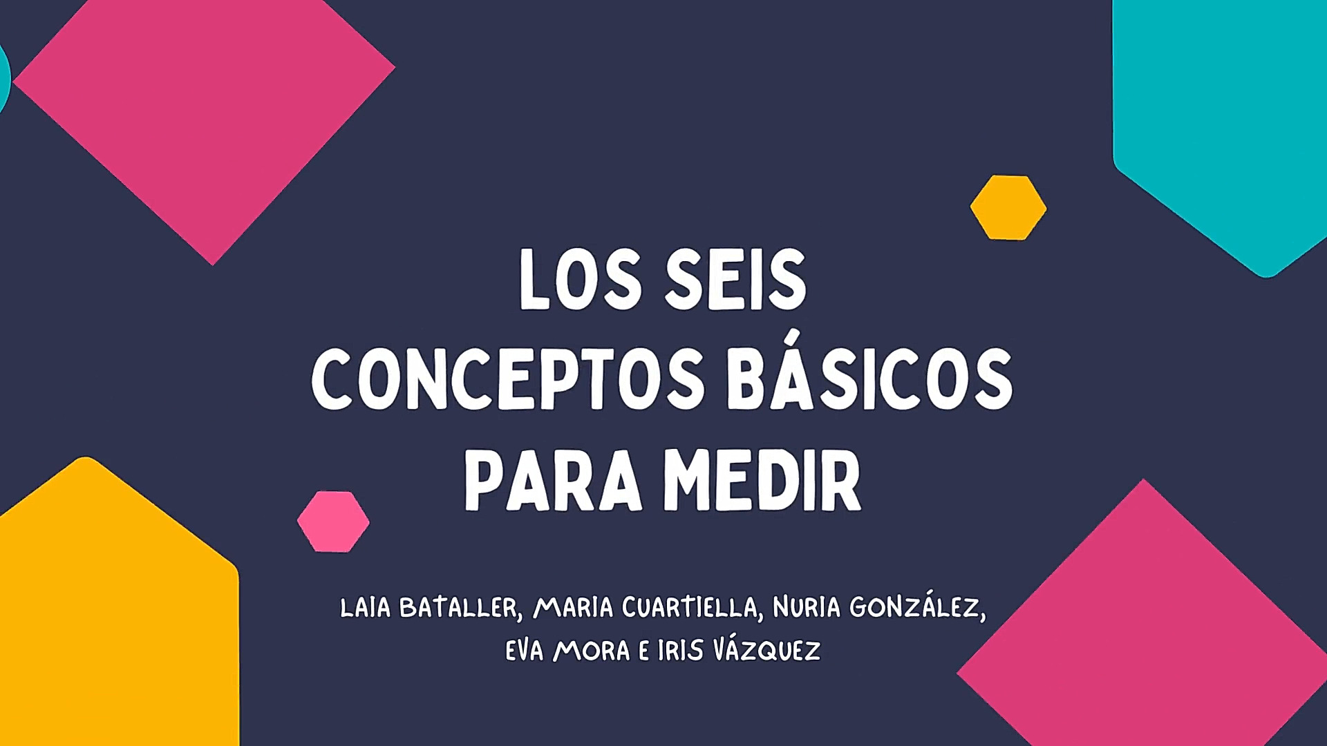 Los seis conceptos básicos para medir