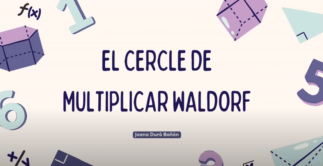 Cercle de multiplicar Waldorf - VIDEO_DIDMAT - UV