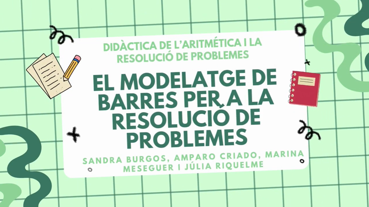 El modelatge de barres per a la resolució de problemes - Vídeo + eXeLearning - VIDEO_DIDMAT - UV