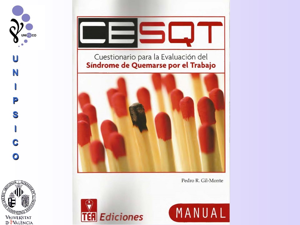 18 12 12 Webinar_"Cuestionario para la Evaluación del Síndrome de Quemarse por el Trabajo" (CESQT)