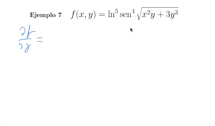 Cálculo de derivadas II