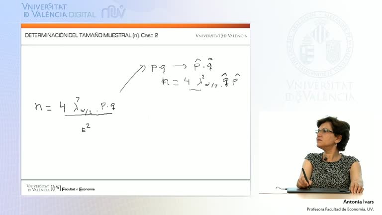 Determinación del tamaño muestral para estimar la proporción de una característica